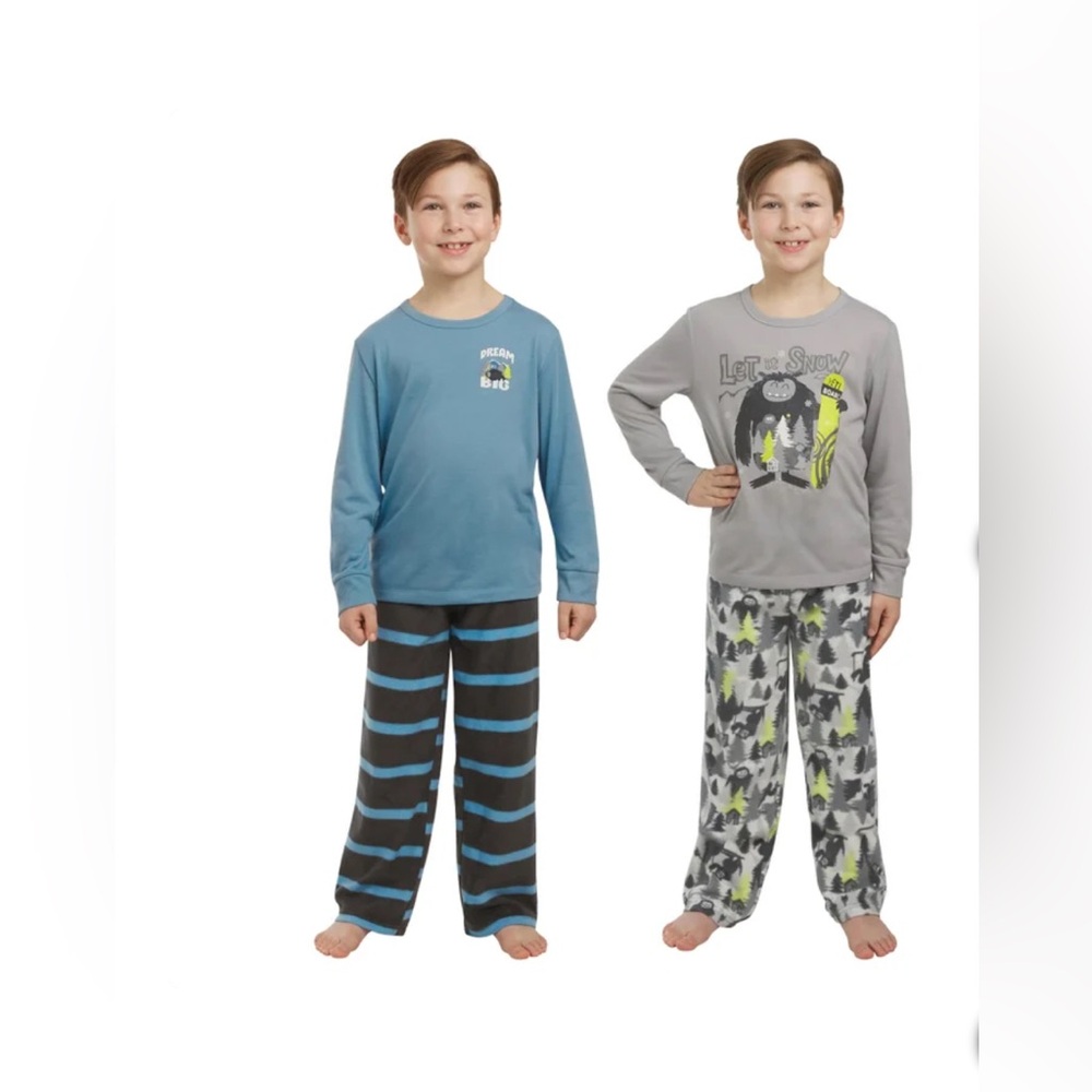 Eddie Bauer Kids Pajama Set - Blue and Gray